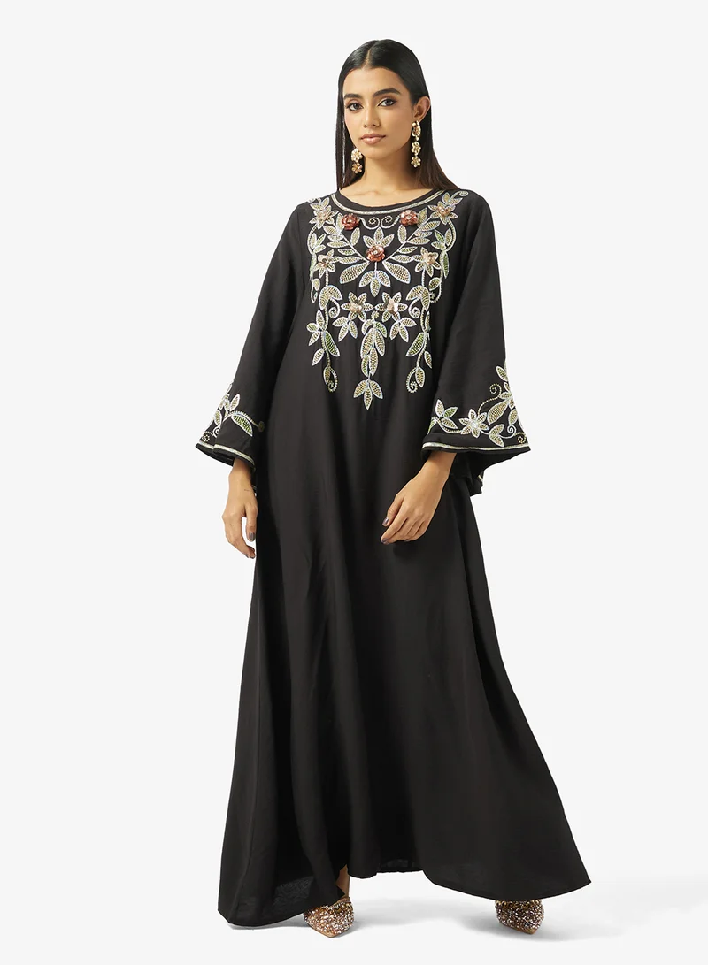 Khizana Embroidered Jalabiya